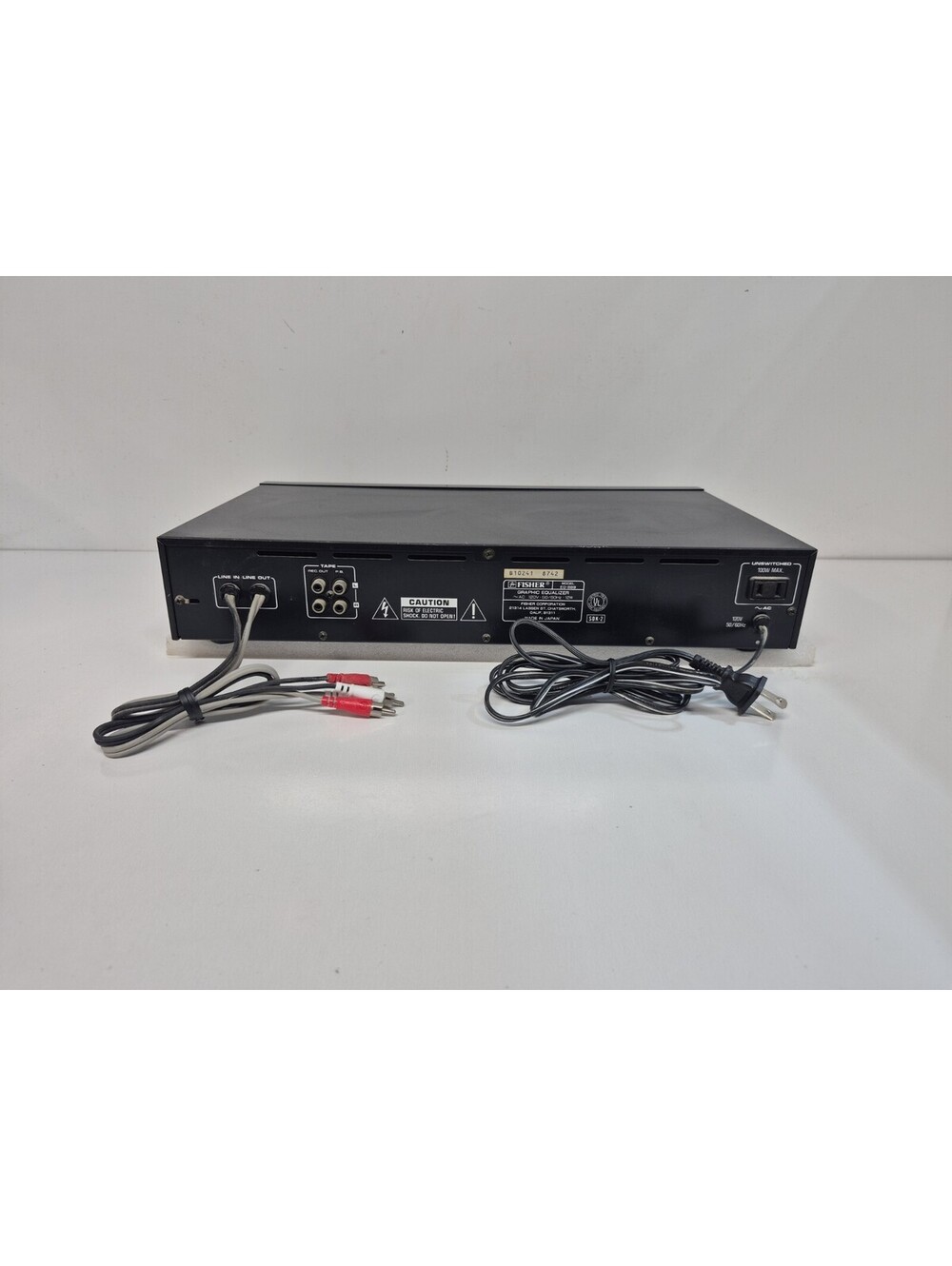 Vintage Fisher Studio Standard EQ-889 Stereo Graphic Equalizer Analyzer 1980s - Picture 8 of 9
